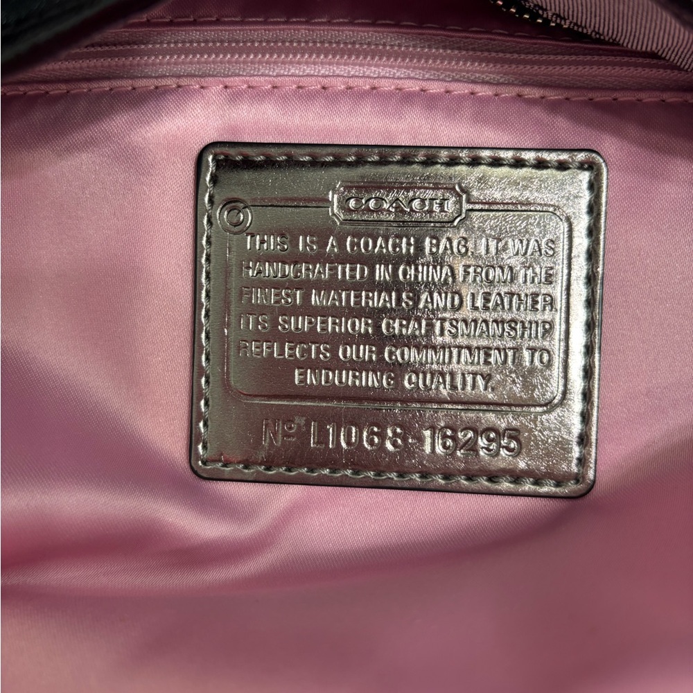 Coach Poppy Lurex Rocker Tote - Picture 11 of 17